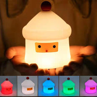 Colour Changing Christmas House Night Light Dimming Pat Table Lamp