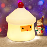 Colour Changing Christmas House Night Light Dimming Pat Table Lamp