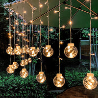 Wishing Ball Curtain String Lights Fairy Hanging Lights Warm White