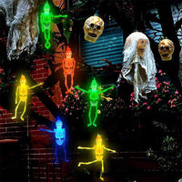 3M 20LEDs Skeleton Skull String Lights Halloween Lights Decorations