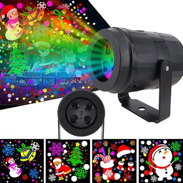 Christmas Projector LED Light Rotating Stage Light