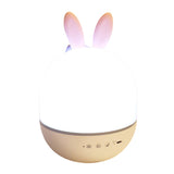 3 in 1 Rechargeable Rotating Star Projector Lamp Rabbit Night Light with Music Box