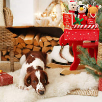 Set of 6pcs Christmas Squeaky Toys for Pet Dogs