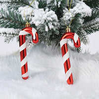 2pcs Set Christmas Tree Hanging Pendants Wall Window Table Ornaments Crutch Style