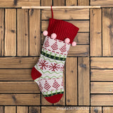 Christmas Bag Sock Candy Gift Storage Hanging Bags Red