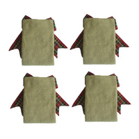 Set of 4pcs Christmas Knife and Fork Cutlery Holders Bags