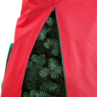 Upright Christmas Tree Storage Bag with Elastic Bandage 76 x 152cm Red