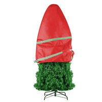 Upright Christmas Tree Storage Bag with Elastic Bandage 114 x 254cm Red