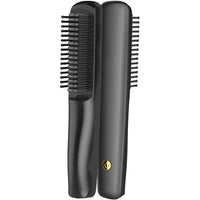 Hair Straightener Brush Electric Hot Straightening Comb Black