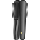 Hair Straightener Brush Electric Hot Straightening Comb Black