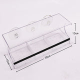 Transparent Acrylic Window Bird Feeder with Suction Cups Outdoor