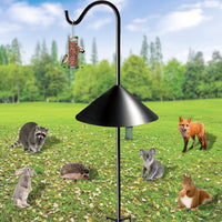 Pole Mount Squirrel Baffle Protect Bird Feeders Protective Cover Squirrel Proof Baffle