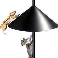 Pole Mount Squirrel Baffle Protect Bird Feeders Protective Cover Squirrel Proof Baffle