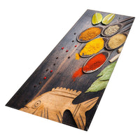 FancyGrab Non-Slip Home Kitchen Floor Mat Spice Print Dining Room Mat Style 2