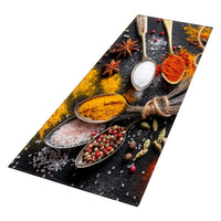 FancyGrab Non-Slip Home Kitchen Floor Mat Spice Print Dining Room Mat Style 3