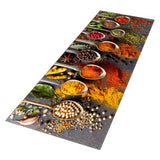 FancyGrab Non-Slip Home Kitchen Floor Mat Spice Print Dining Room Mat Style 4