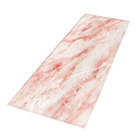 FancyGrab Marble Style Home Non-Slip Kitchen Floor Mat Bedroom Entrance Doormat Pink