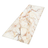 FancyGrab Marble Style Home Non-Slip Kitchen Floor Mat Bedroom Entrance Doormat Beige