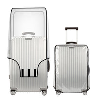 Full Transparent Luggage Protector Cover Waterproof PVC Trolley Suitcase Cover -Style 1-XL