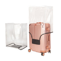 Full Transparent Luggage Protector Cover Waterproof PVC Trolley Suitcase Cover Style 2-XL