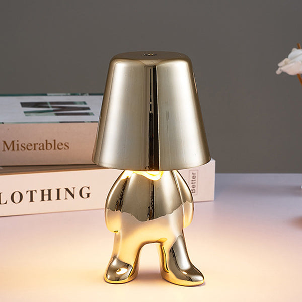 Little Man Table Lamp Thinker LED Night Light Coffee Bar Bedroom Room Decor Gift-Style A