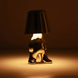 Little Man Table Lamp Thinker LED Night Light Coffee Bar Bedroom Room Decor Gift-Style A