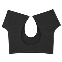 Underarm Sweat Vest Women Armpit Sweat Pads Washable Reusable L-Black