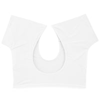 Underarm Sweat Vest Women Armpit Sweat Pads Washable Reusable M-White