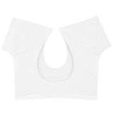 Underarm Sweat Vest Women Armpit Sweat Pads Washable Reusable M-White