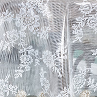 Table Cloth Waterproof PVC Round Dining Transparent Lace Oilproof Tablecloth 80 cm Diameter-Style 1