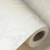 Wallpaper Self Adhesive Non-woven Wall Paper Roll Kitchen Home Decoration-Beige