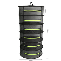 6-Layer Herb Plant Drying Rack Collapsible Dry Net Hanging Drying Rack with Storage Bag