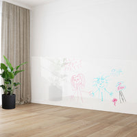 Transparent Waterproof Oil Proof Static Cling Wall Table Protector Film Wall Sticker Kitchen Home Décor 500x40cm