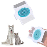 2Pcs 3 in 1 Pet Grooming Brush with Combs Relaxing Cat Dog Comb Massagers