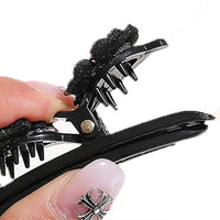 8 Pcs Sparkling Braided Hair Clips Double Bangs Hair Clips Braided Decor