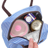 2Pcs Portable Insulated Thermal Cooler Lunch Box Carry Tote Picnic Case Storage Bag-Style 1