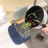 Triangular Kitchen Sink Strainer Vegetable Fruit Drainer with 50 Mesh Bags