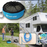 RV Hose Storage Bag Camper Accessories Bag with Storage Strap-Blue