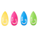 8 PCS Smile Face Toothbrush Cover Holder with Suction Cup