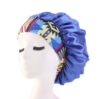 3Pcs Women Head Scarf Hair Wrap Cap Hat Headband Sleeping Bonnet-Style 1