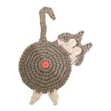 Set of 8pcs Handmade Woven Cat Butt Coasters Coffee Cup Mats Mug Pad for Home Office