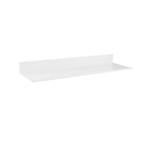 Wall Mount Floating Shelf Brackets Towel Rail Rack Display Shelves Bathroom White