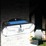 126 LED Solar Powered Motion Sensor Wall Lamp