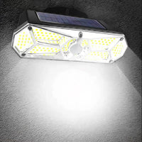 126 LED Solar Powered Motion Sensor Wall Lamp