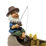 Garden Ornament Mini Dolls Statues Fishing Dwarf Garden Decoration