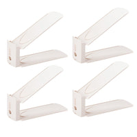 4Pcs Adjustable Shoe Slots Organizer Shoe Stacker Shoe Rack Space Saver Storage Holders