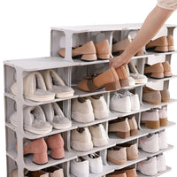 Open Design Free Combination Shoe Organizer Stackable Shoe Rack