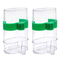 2Pcs Automatic Bird Water Food Dispenser Bird Water Feeder Seed Food Container