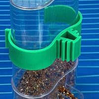 2Pcs Automatic Bird Water Food Dispenser Bird Water Feeder Seed Food Container