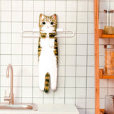 Cat Funny Hanging Hand Towels for Bathroom Kitchen Gifts for Cat Lovers-Style 5